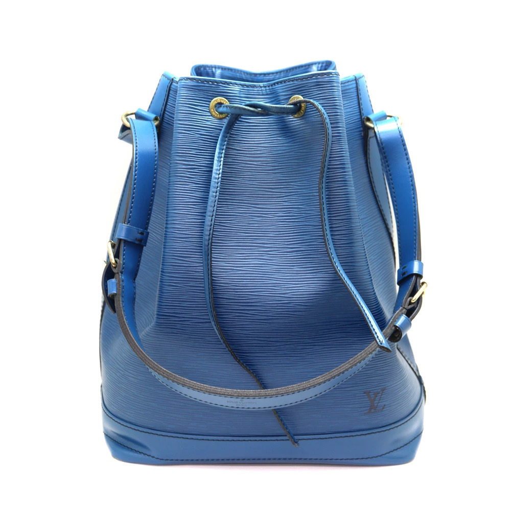 Louis Vuitton Noe Epi Leather Shoulder Bag Blue